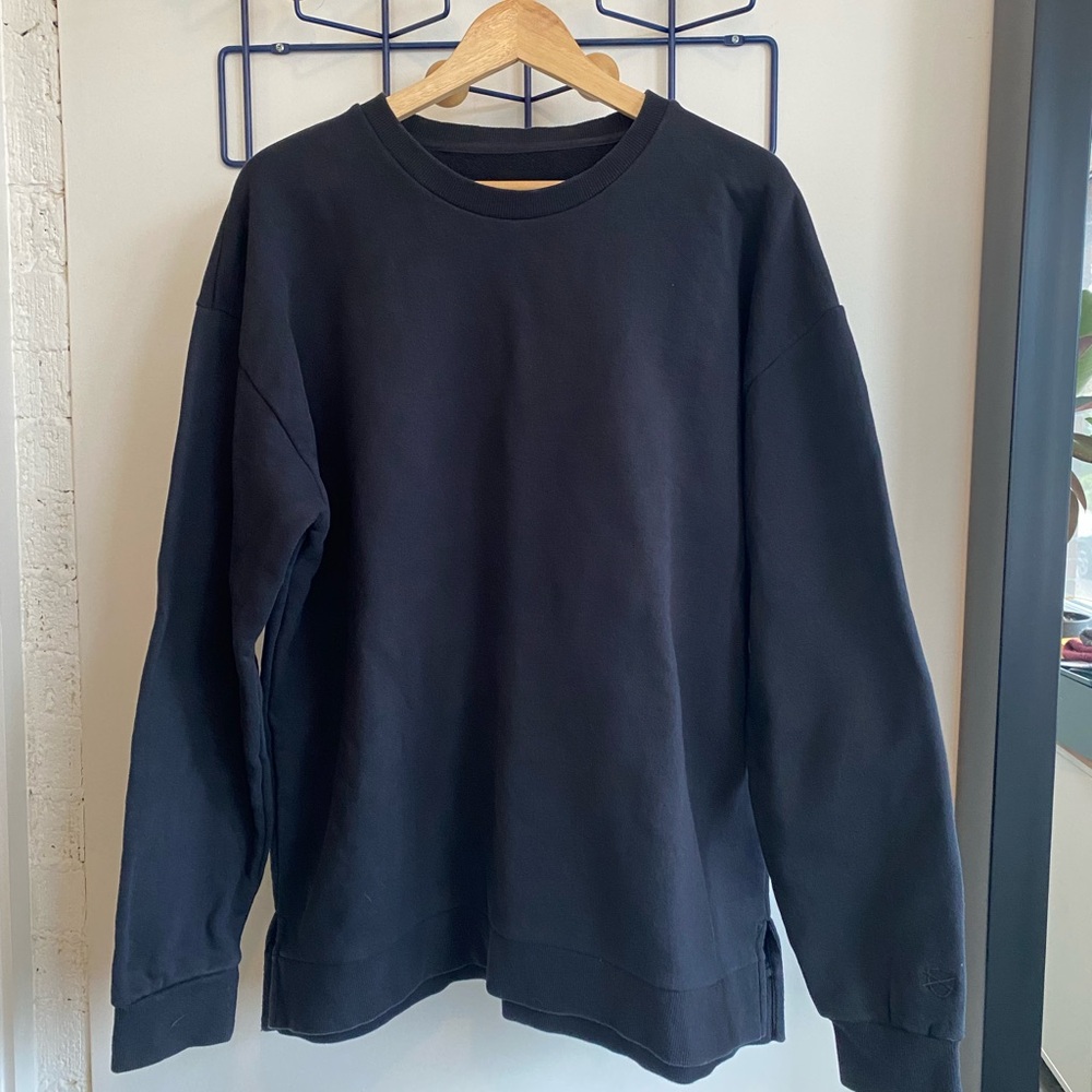 Zanerobe Men's Black Crewneck Sweater